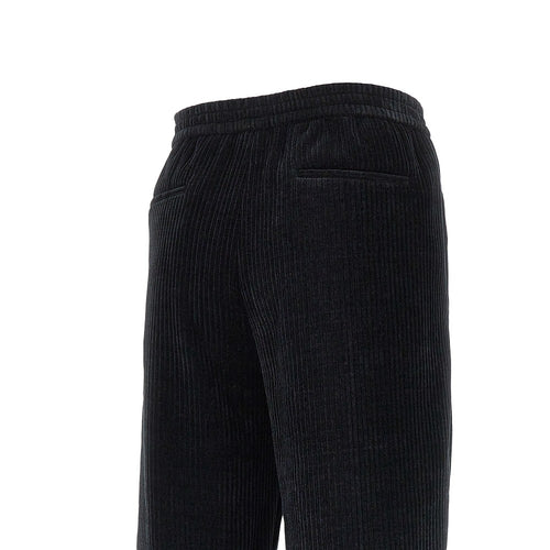 EMPORIO ARMANI Ribbed chenille pants