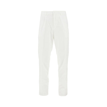 EMPORIO ARMANI Pima cotton pants with dart