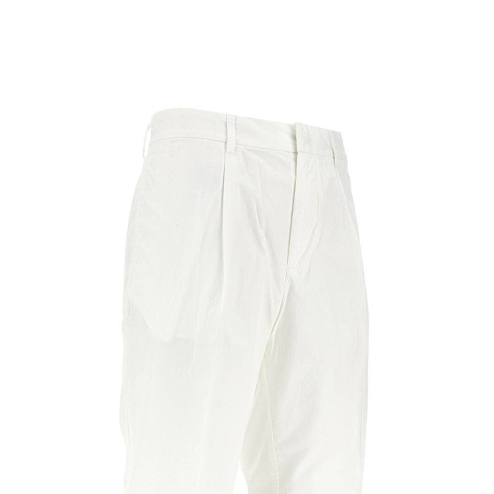 EMPORIO ARMANI Pima cotton pants with dart