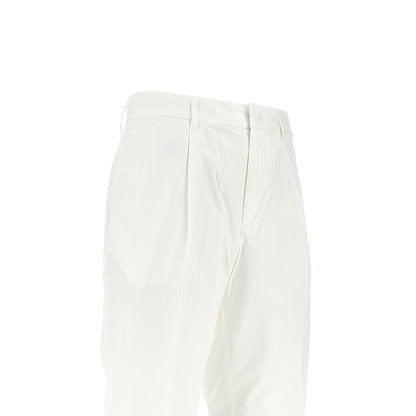 EMPORIO ARMANI Pima cotton pants with dart