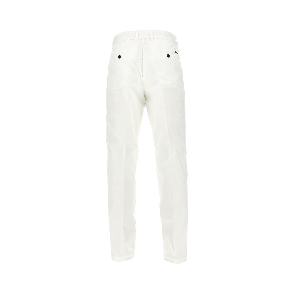 EMPORIO ARMANI Pima cotton pants with dart