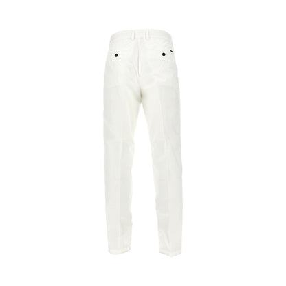 EMPORIO ARMANI Pima cotton pants with dart