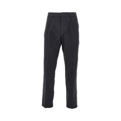 EMPORIO ARMANI Pima cotton pants with dart