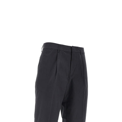 EMPORIO ARMANI Pima cotton pants with dart