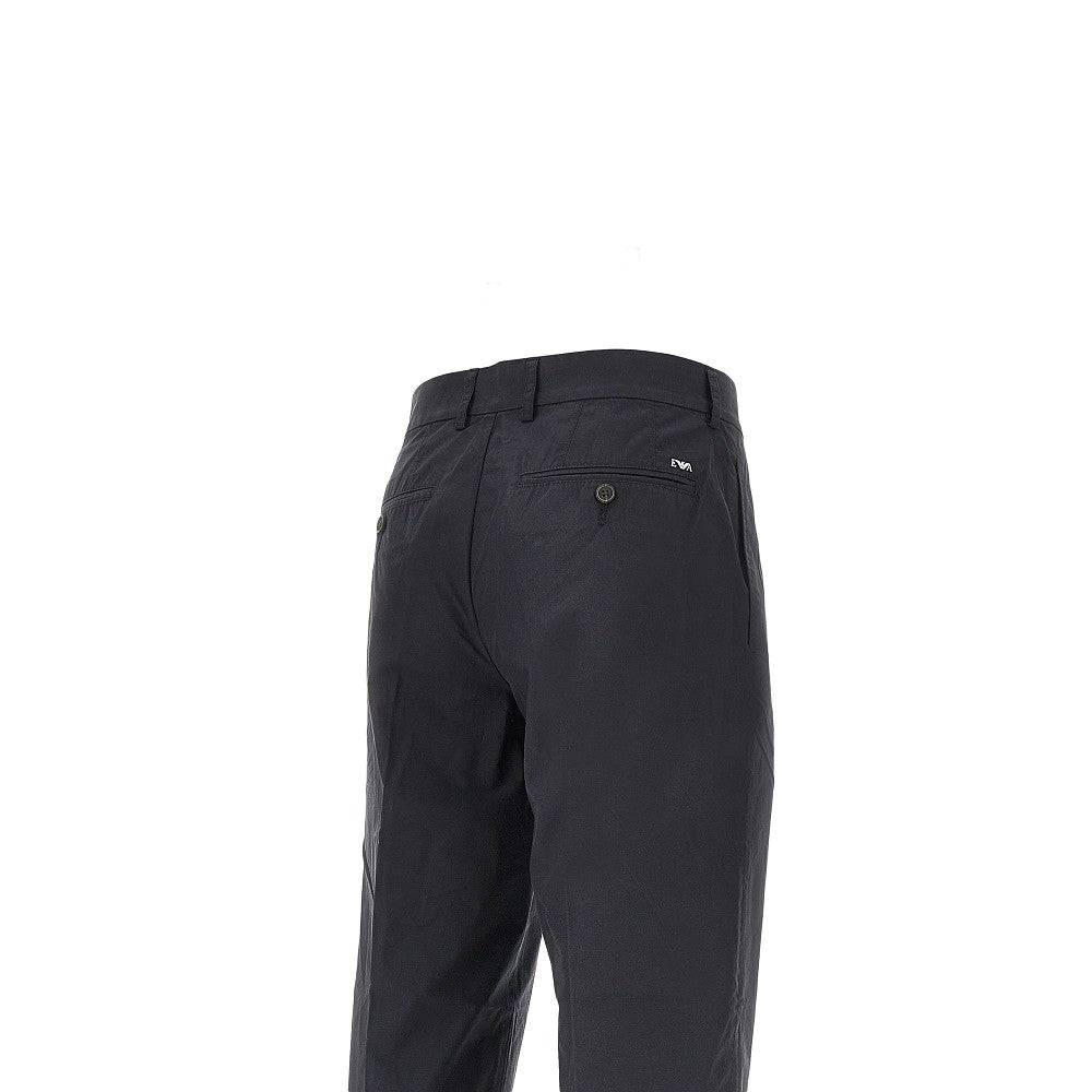 EMPORIO ARMANI Pima cotton pants with dart