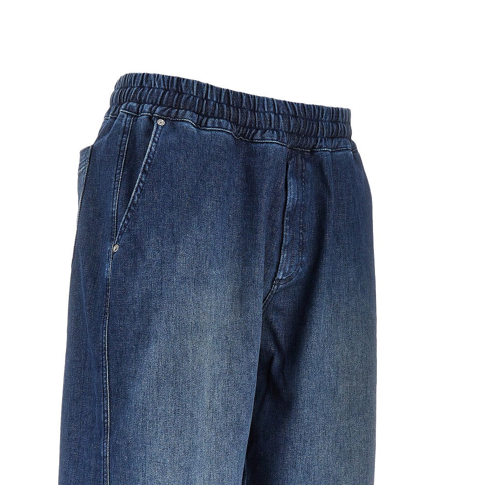 EMPORIO ARMANI Stretch denim loose fit pants