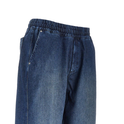 EMPORIO ARMANI Stretch denim loose fit pants