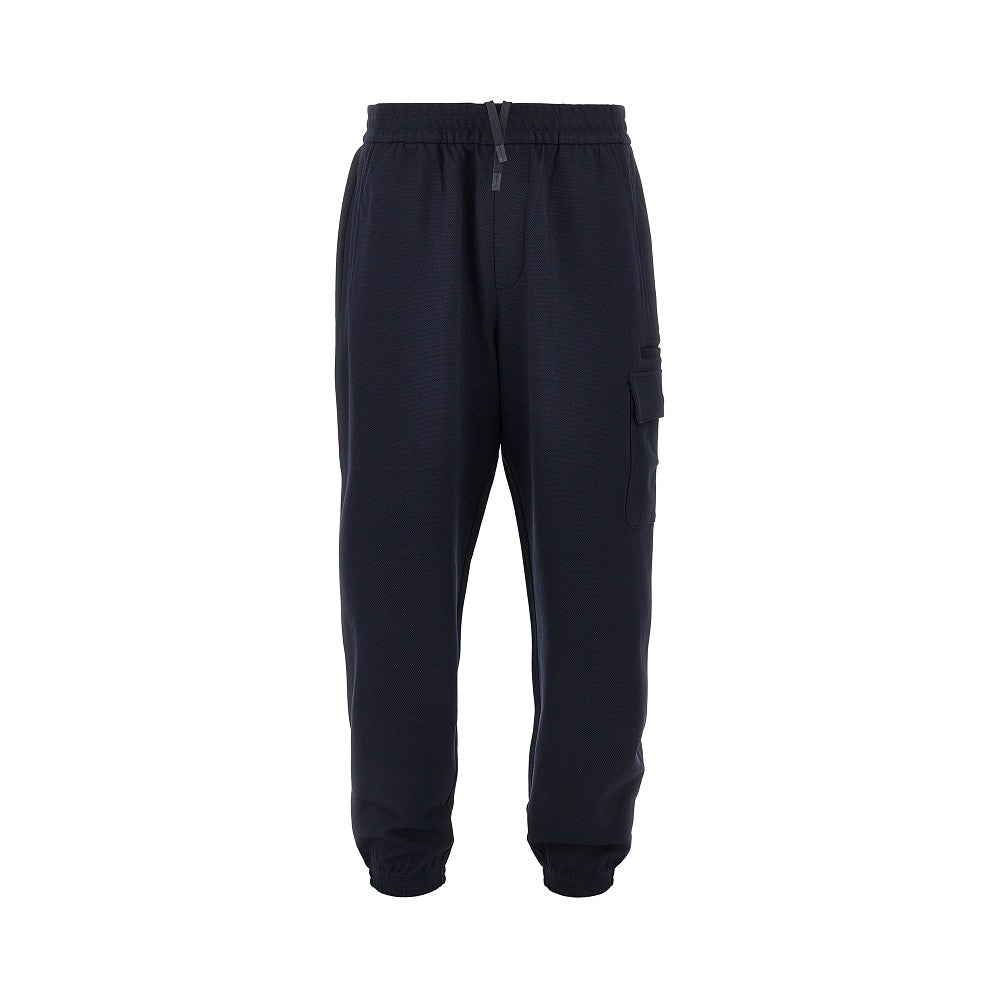 EMPORIO ARMANI Travel Essential piquet jersey cargo pants