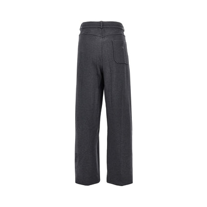 EMPORIO ARMANI French terry straight leg pants