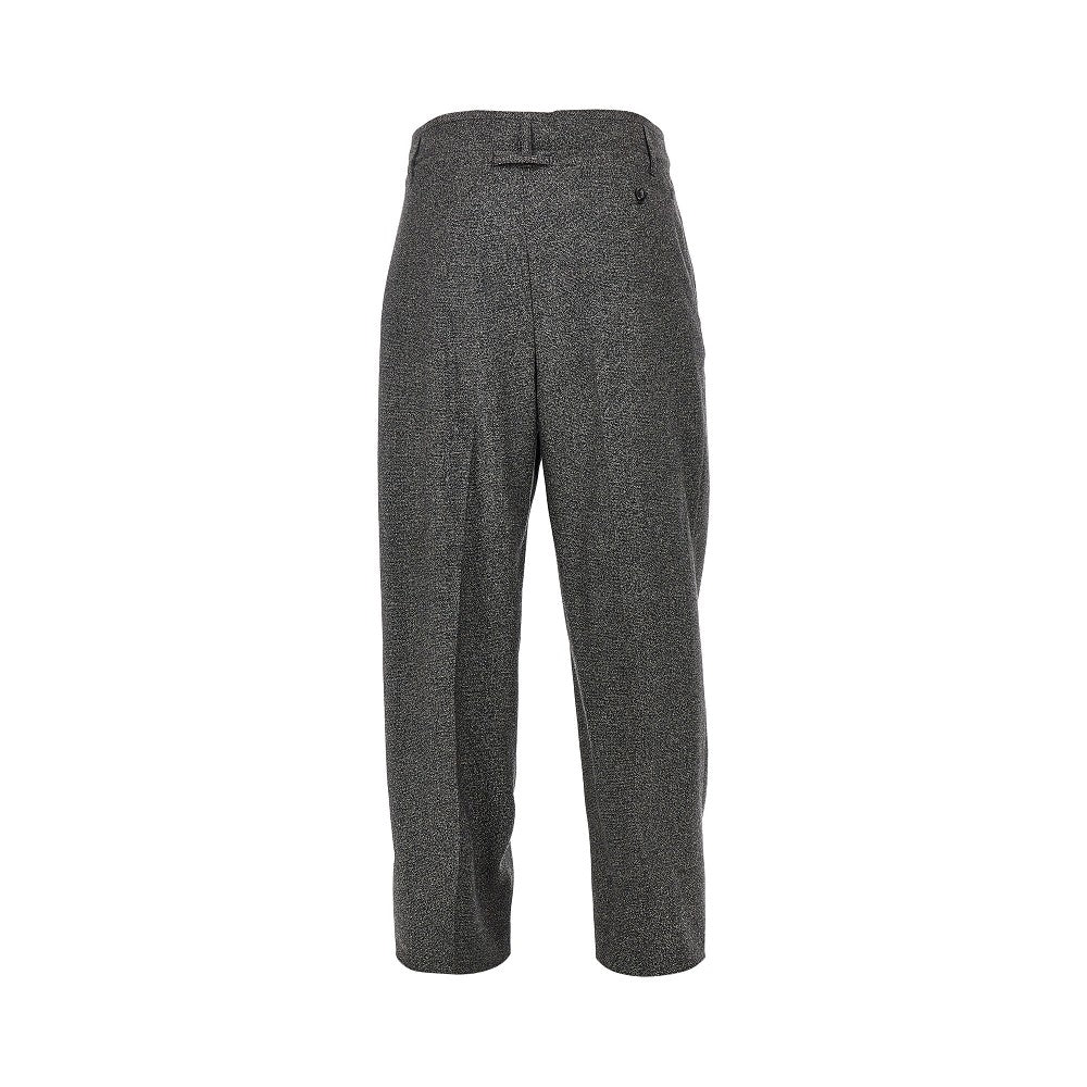 Emporio Armani Mouliné wool blend pants with darts