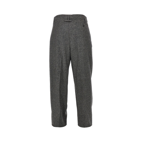 Emporio Armani Mouliné wool blend pants with darts