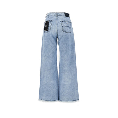 EMPORIO ARMANI J33' frayed denim pants