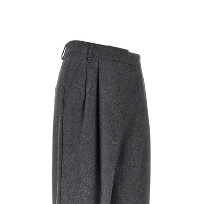 EMPORIO ARMANI Flannel pants with darts