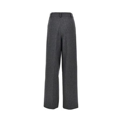 EMPORIO ARMANI Flannel pants with darts