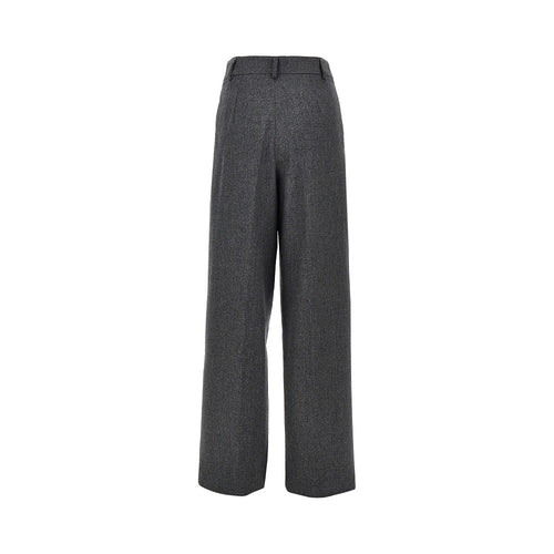 EMPORIO ARMANI Flannel pants with darts