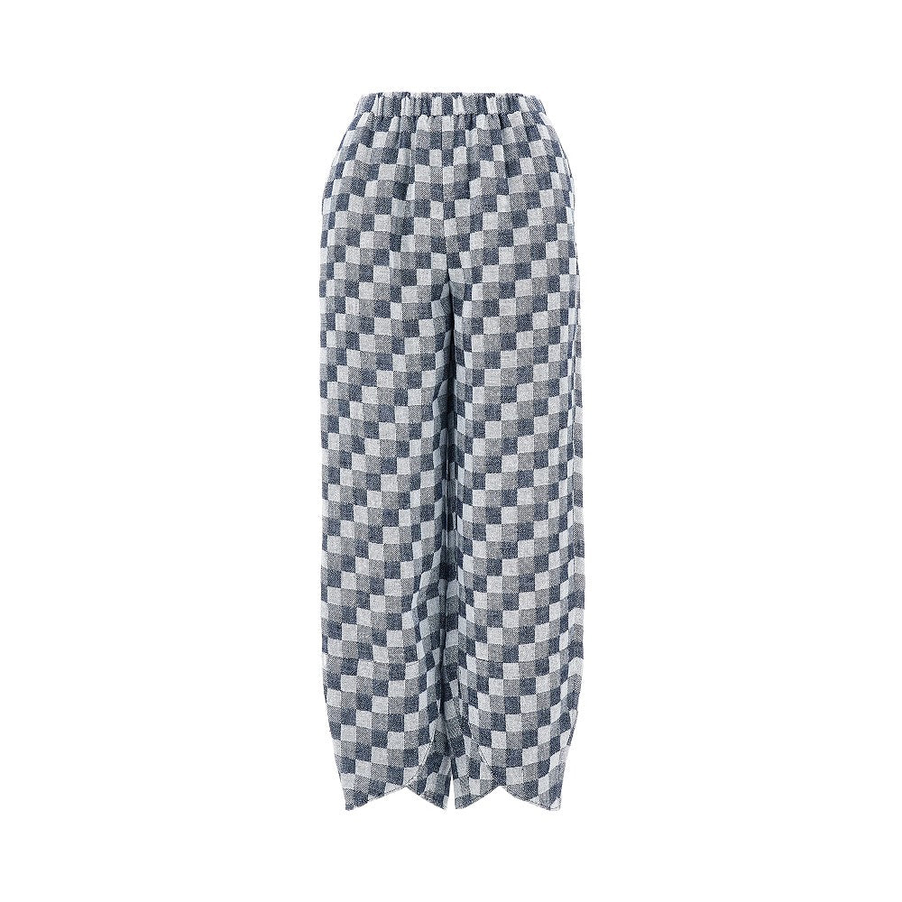 EMPORIO ARMANI Linen-blend gauze pants