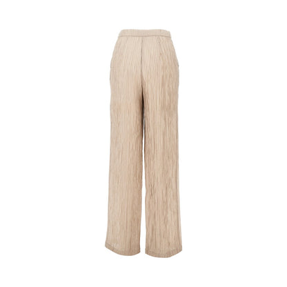 EMPORIO ARMANI Textured lurex taffetà pants