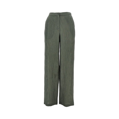 EMPORIO ARMANI Textured lurex taffetà pants