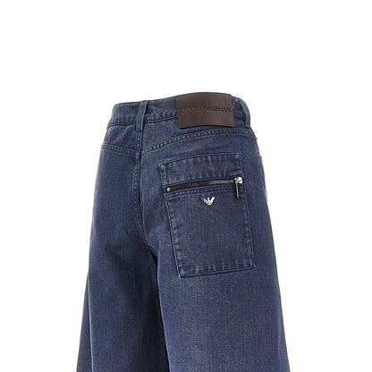 EMPORIO ARMANI Wide leg denim pants