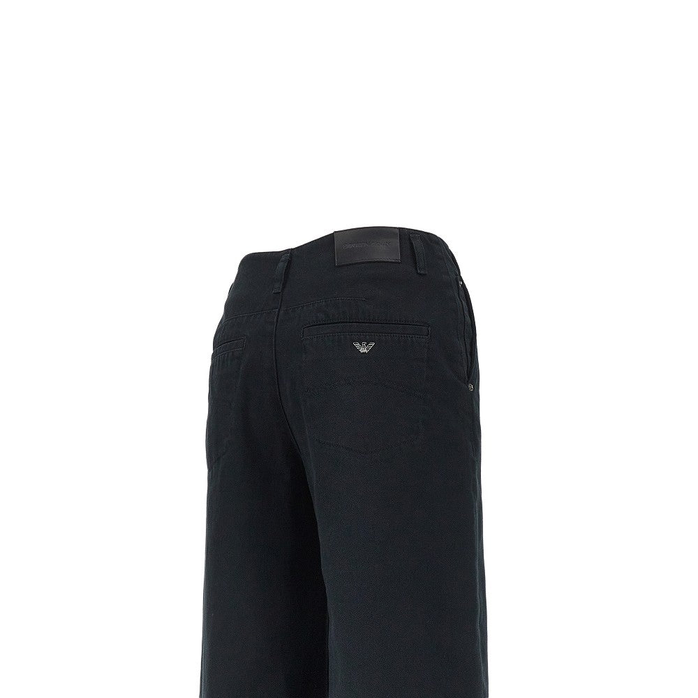 EMPORIO ARMANI Cotton drill 'J2H' pants