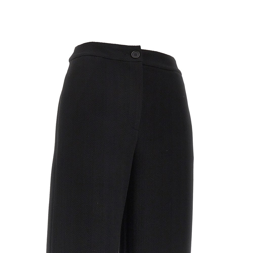 EMPORIO ARMANI Chevron jersey pants