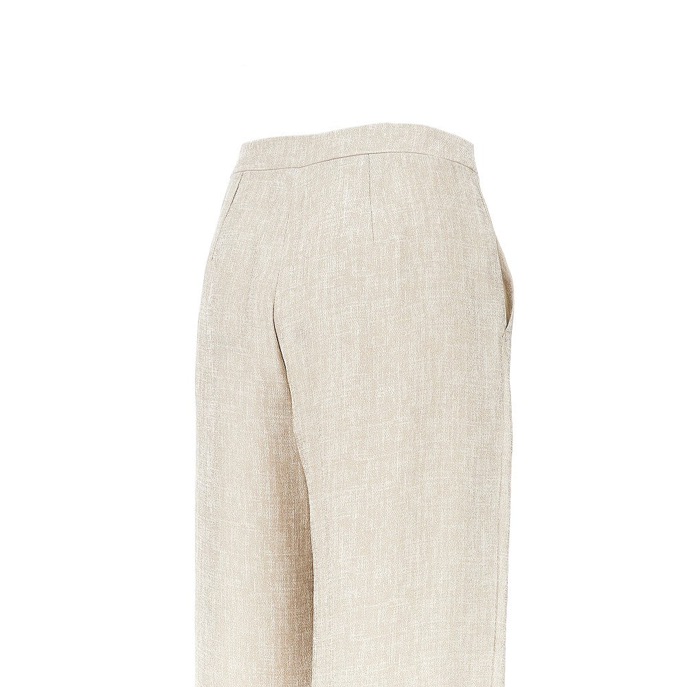 EMPORIO ARMANI ICON laminated viscose pants