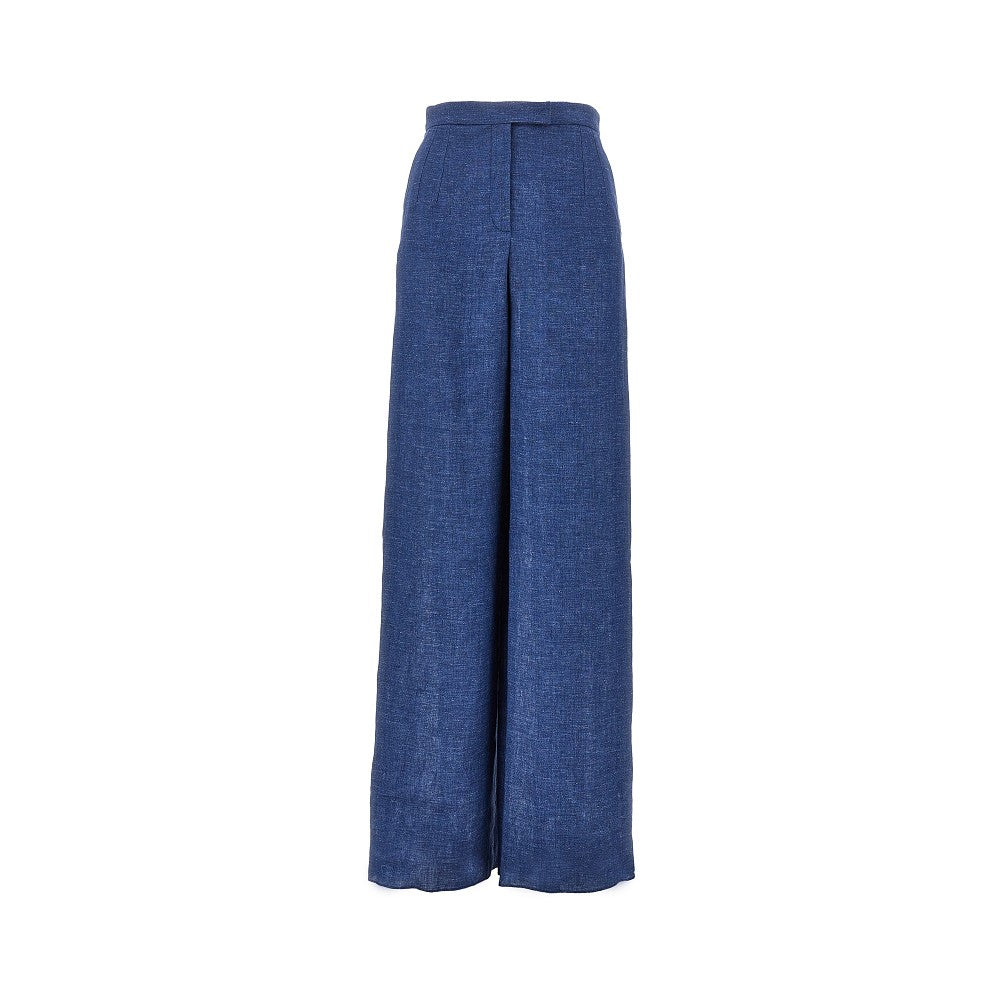 EMPORIO ARMANI Chambray wide leg pants