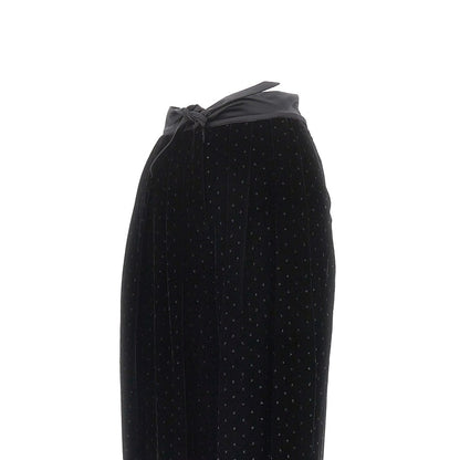 EMPORIO ARMANI Lurex polka-dot velvet pants