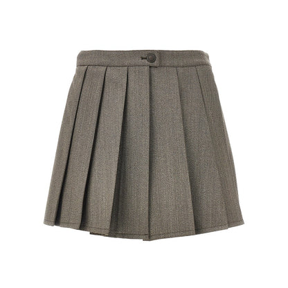 EMPORIO ARMANI Wool twill skorts