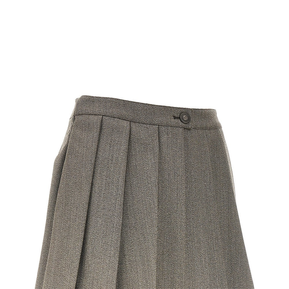 EMPORIO ARMANI Wool twill skorts