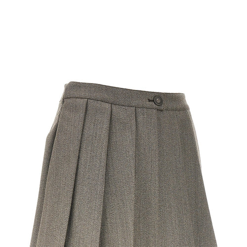 EMPORIO ARMANI Wool twill skorts