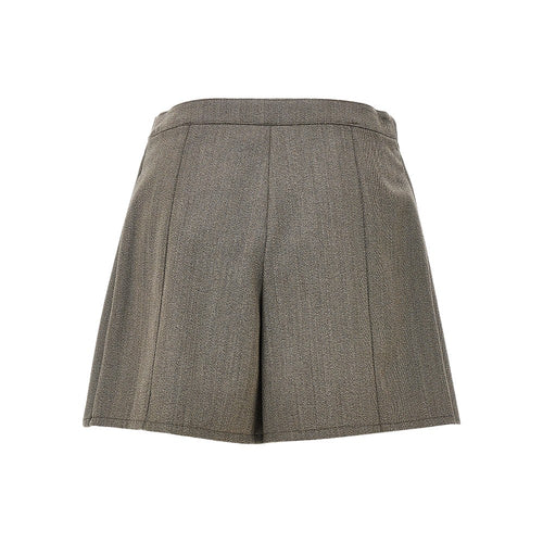 EMPORIO ARMANI Wool twill skorts