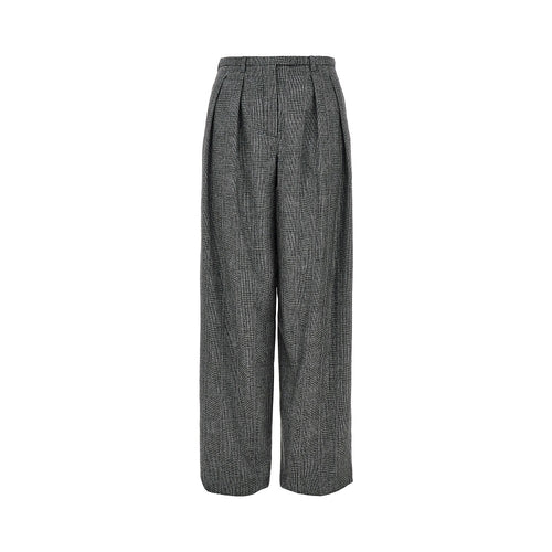 EMPORIO ARMANI Wool-blend flannel pants