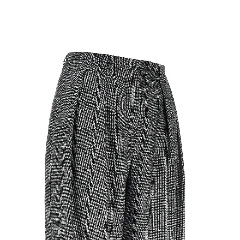 EMPORIO ARMANI Wool-blend flannel pants