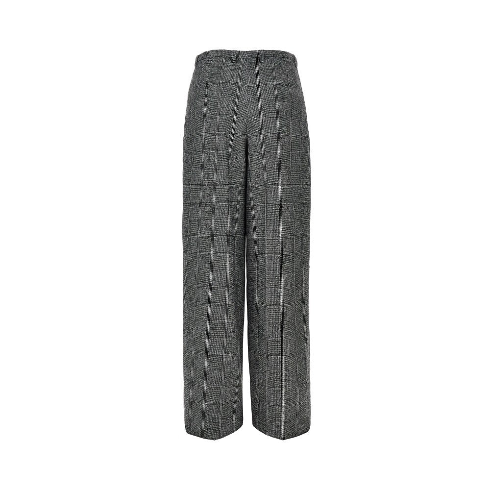 EMPORIO ARMANI Wool-blend flannel pants