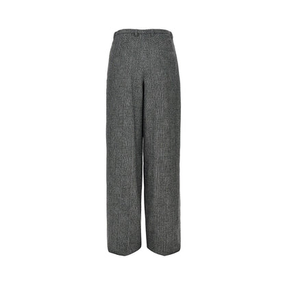 EMPORIO ARMANI Wool-blend flannel pants