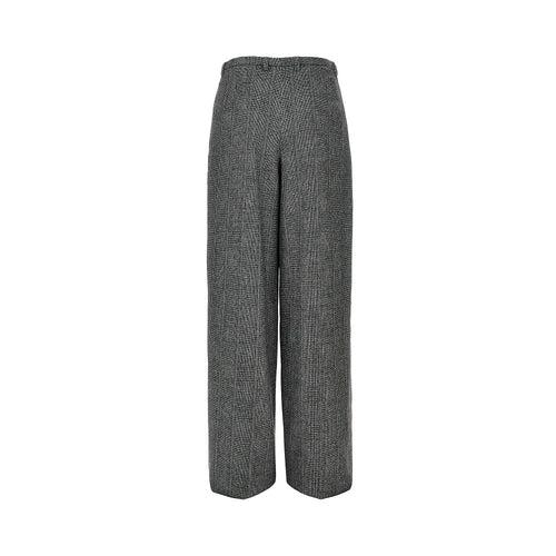 EMPORIO ARMANI Wool-blend flannel pants