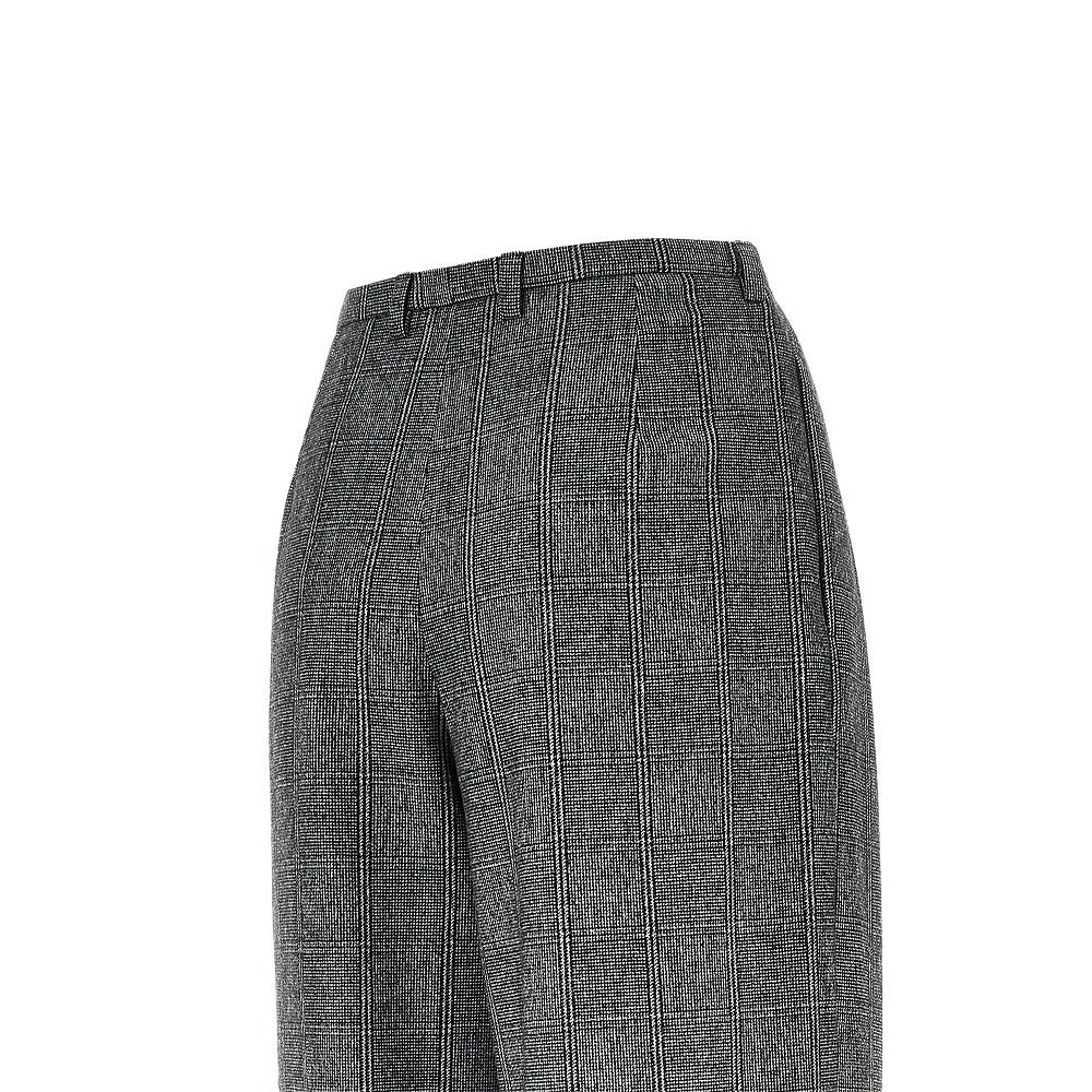 EMPORIO ARMANI Wool-blend flannel pants