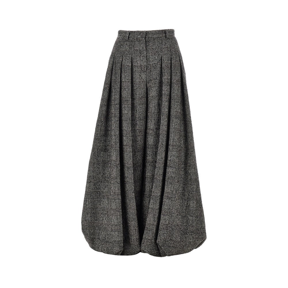 Emporio Armani Prince of Wales wide-leg pants