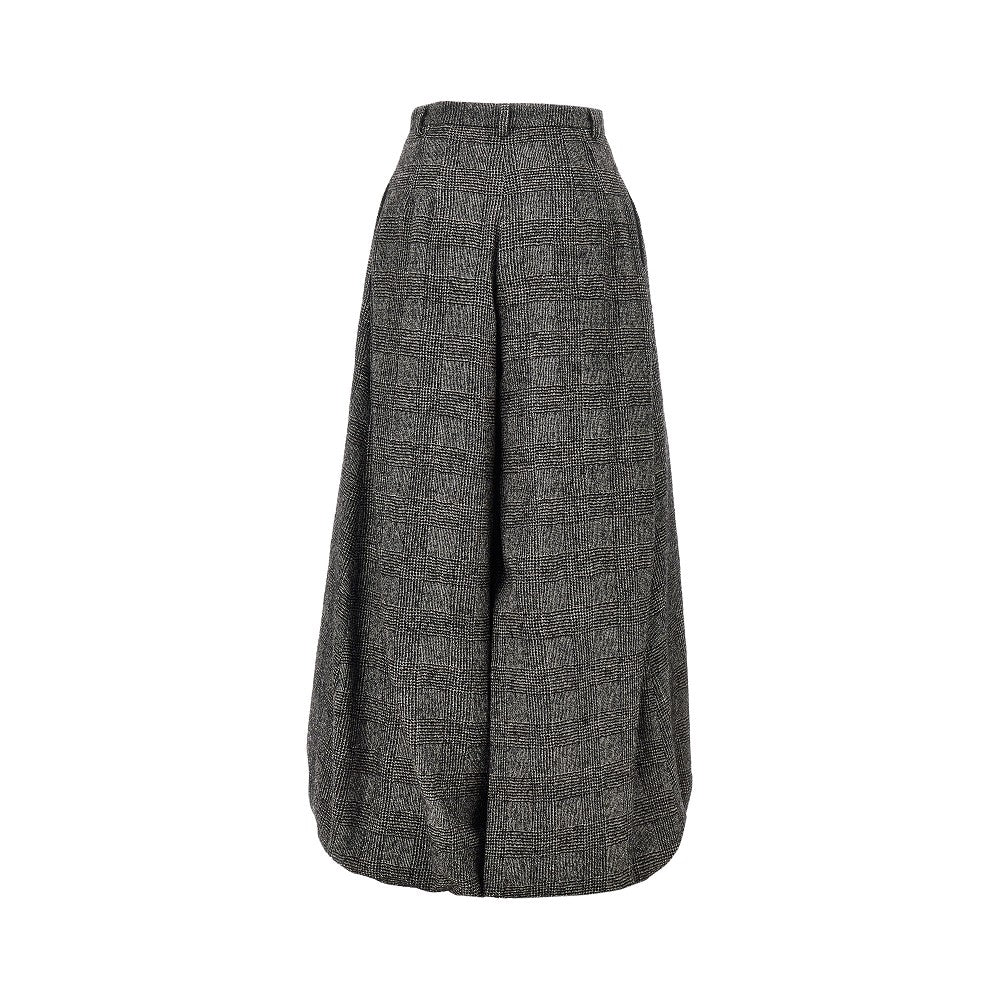 Emporio Armani Prince of Wales wide-leg pants