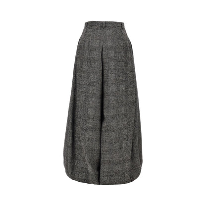 Emporio Armani Prince of Wales wide-leg pants