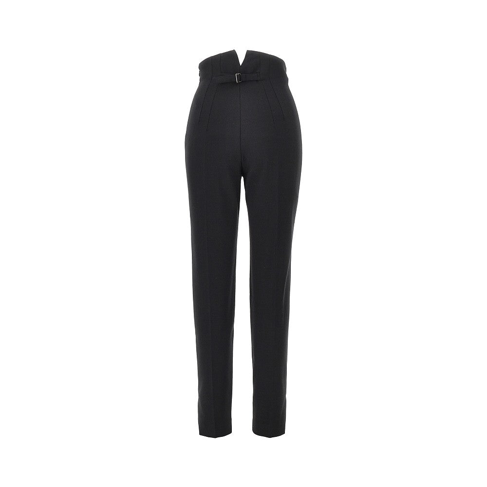 EMPORIO ARMANI Stretch crepe Slim Fit pants