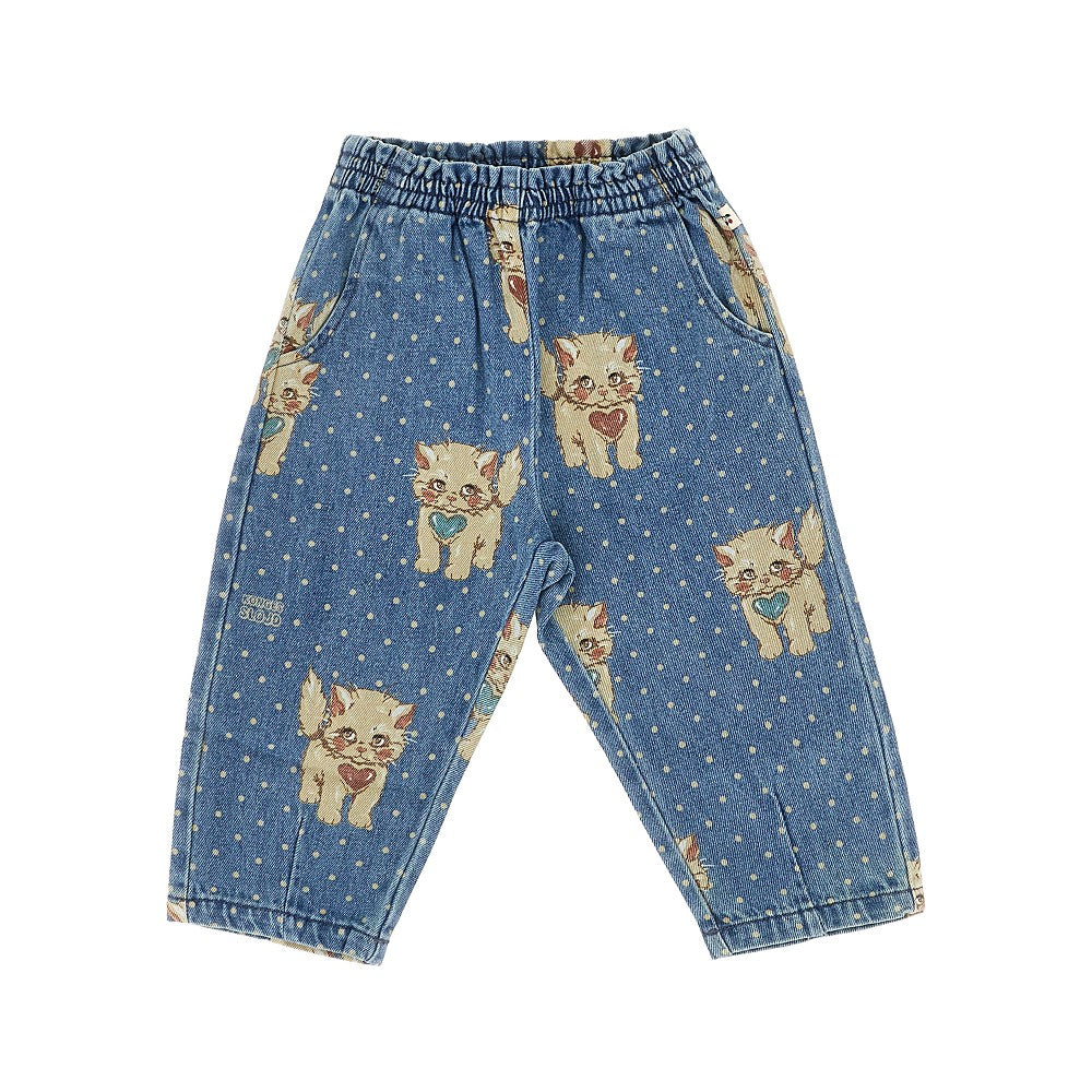Konges Slojd 'Magot' printed denim pants