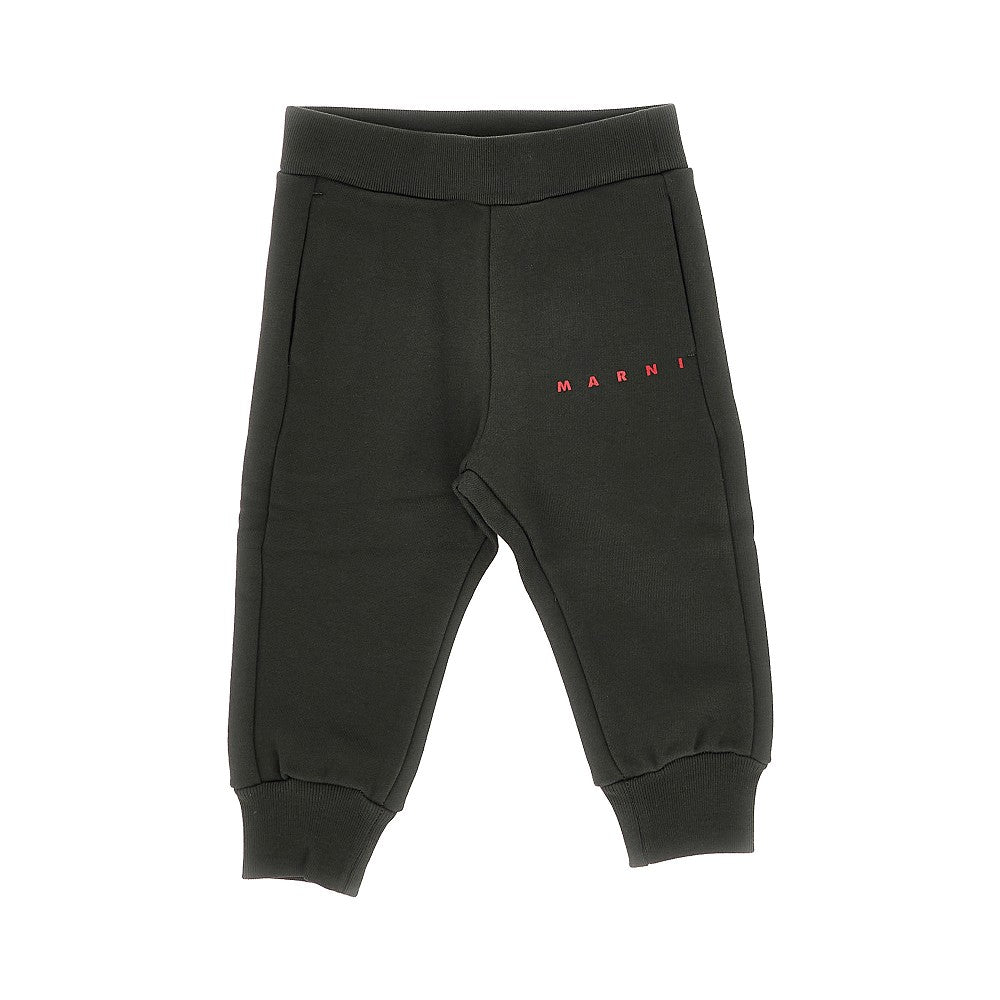 MARNI Logo print jogging pants