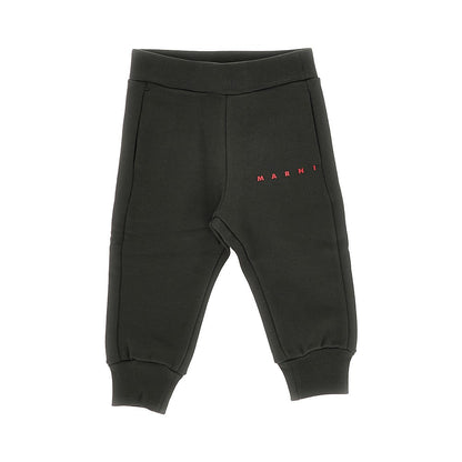 MARNI Logo print jogging pants