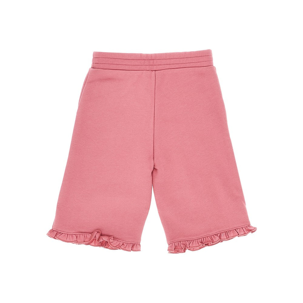 MARNI Cotton pants with logo print
