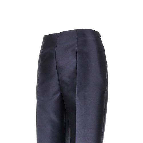 Alberta Ferretti Mikado tailored cigarette pants