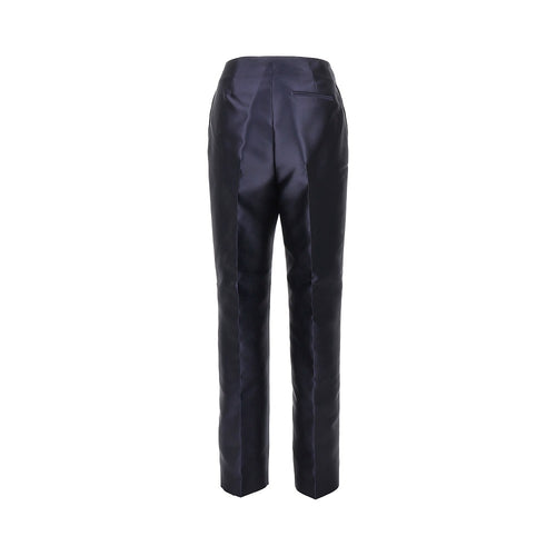 Alberta Ferretti Mikado tailored cigarette pants
