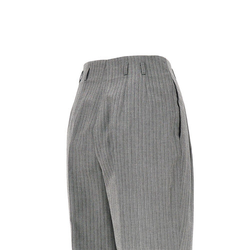 Alberta Ferretti Pinstriped wide pants with darts