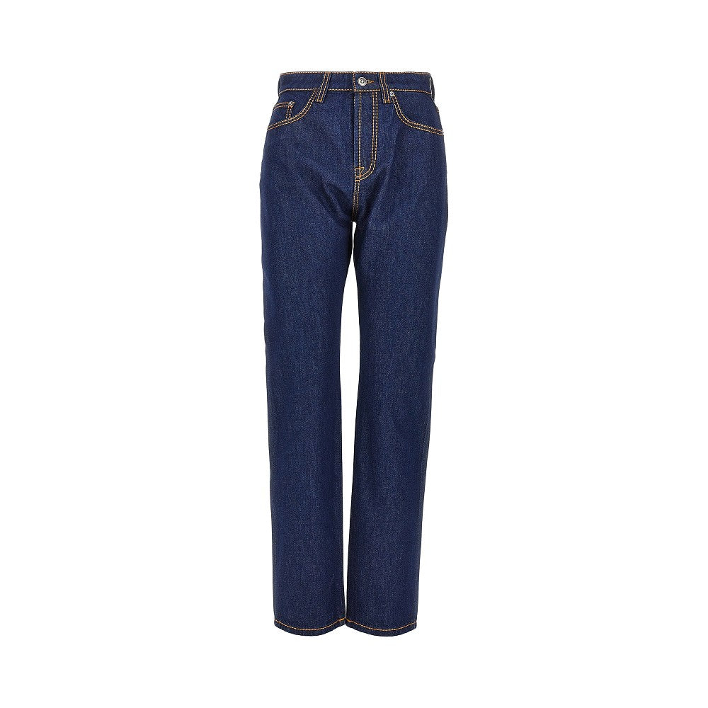 VERSACE Cotton denim jeans with Medusa detail